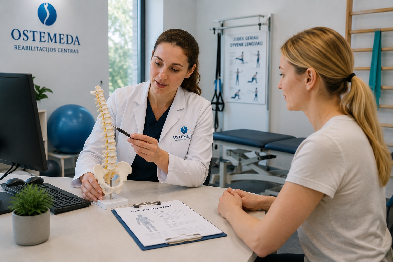 Fizinės medicinos ir reabilitacijos gydytojo konsultacijai - ostemeda.lt
